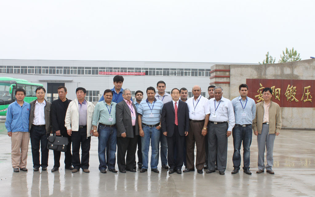 亞洲-印度鍛造設備代表團來訪