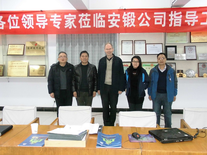 亞洲-韓國自由鍛造設備客戶來訪